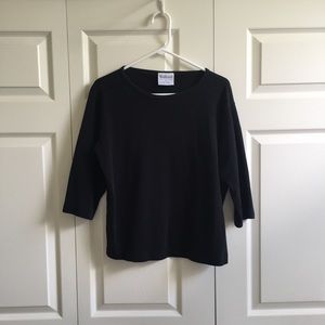 Westbound Woman's Black Scoop Neck Tee